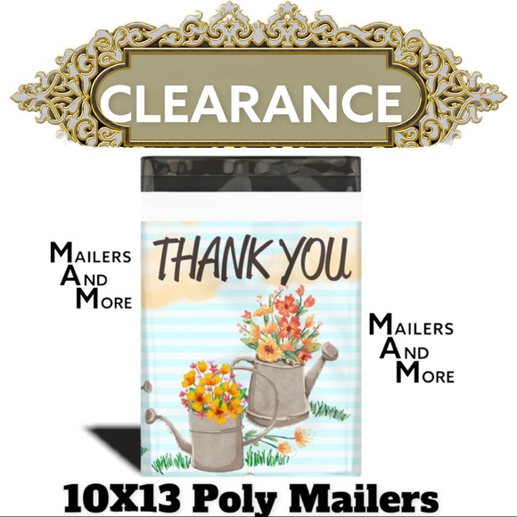 Mailers And More Other - ‼️ LAST 1  ‼️(50 10X13 Watering Cans Spring Thank You PRICE IS FIRM CLEARANCE
